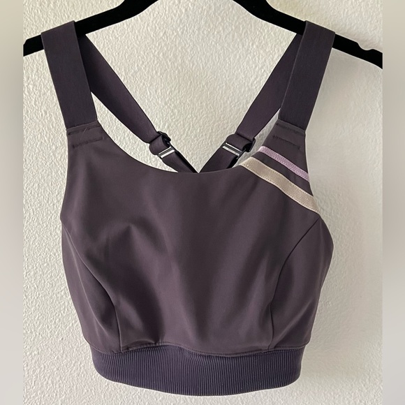 Free People FP Movement Freestyle Retro Sports Bra Purple Twilight Size Small - Picture 3 of 8